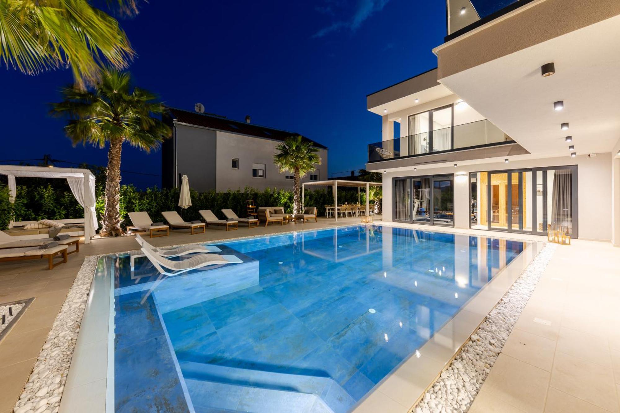 Luxury Villa My Wish With Pool Kastel Stari Exterior photo